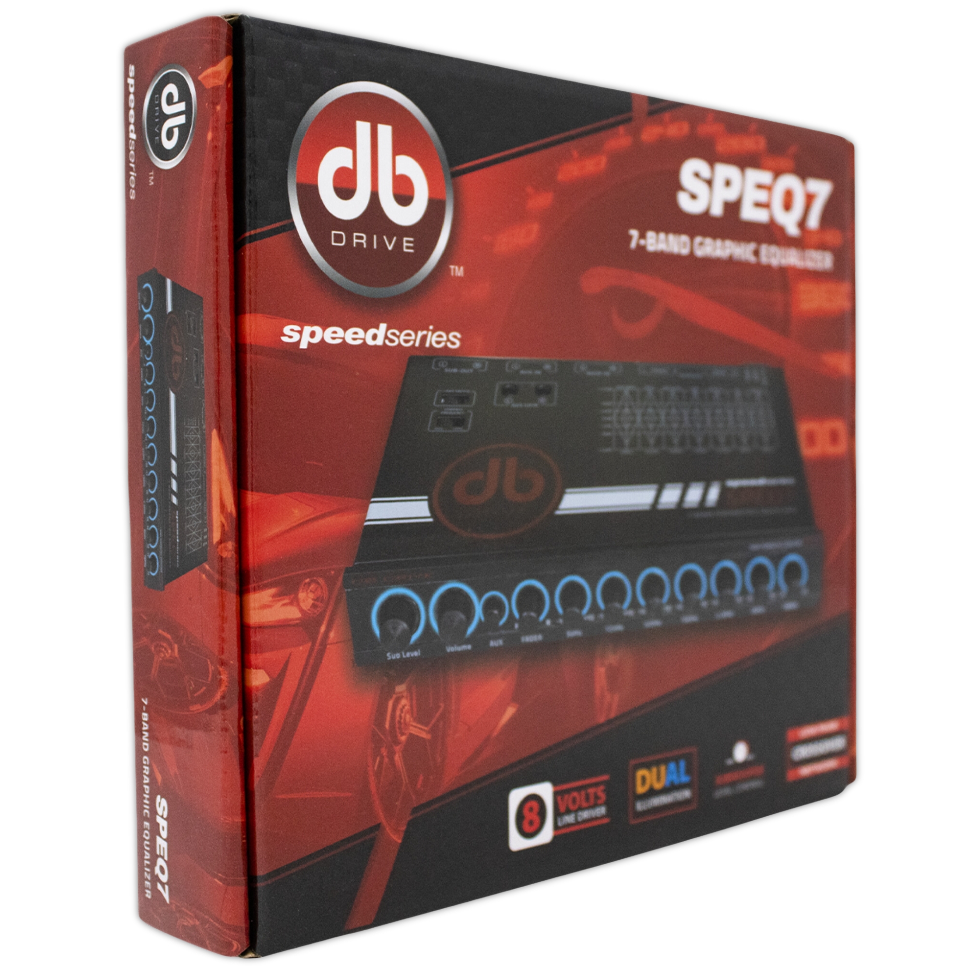 Ecualizador Paramétrico 7 Bandas DB Drive SPEQ7 8V