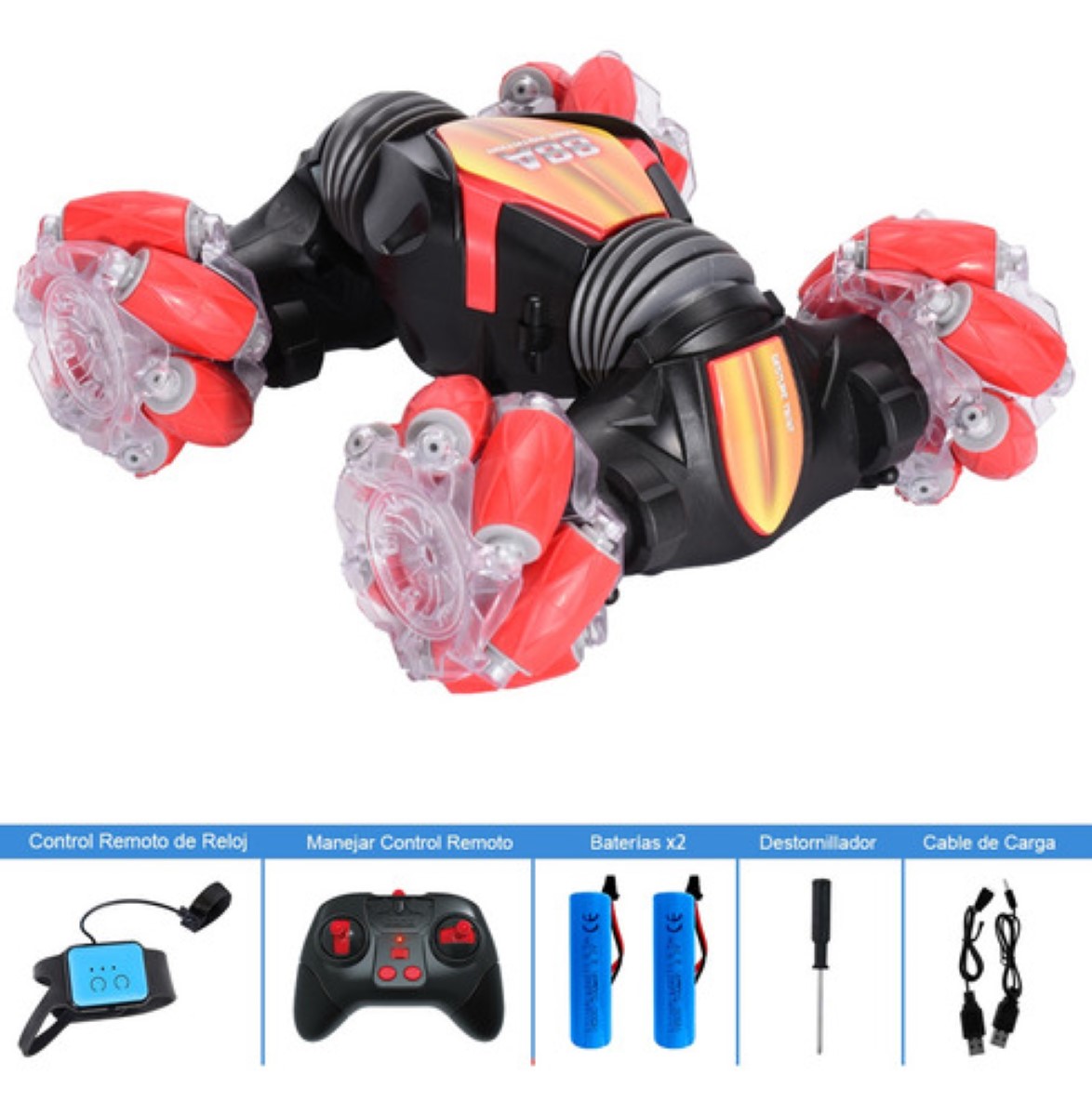Gesto Control Remoto Todoterreno Truco Escalada Coche ROJO