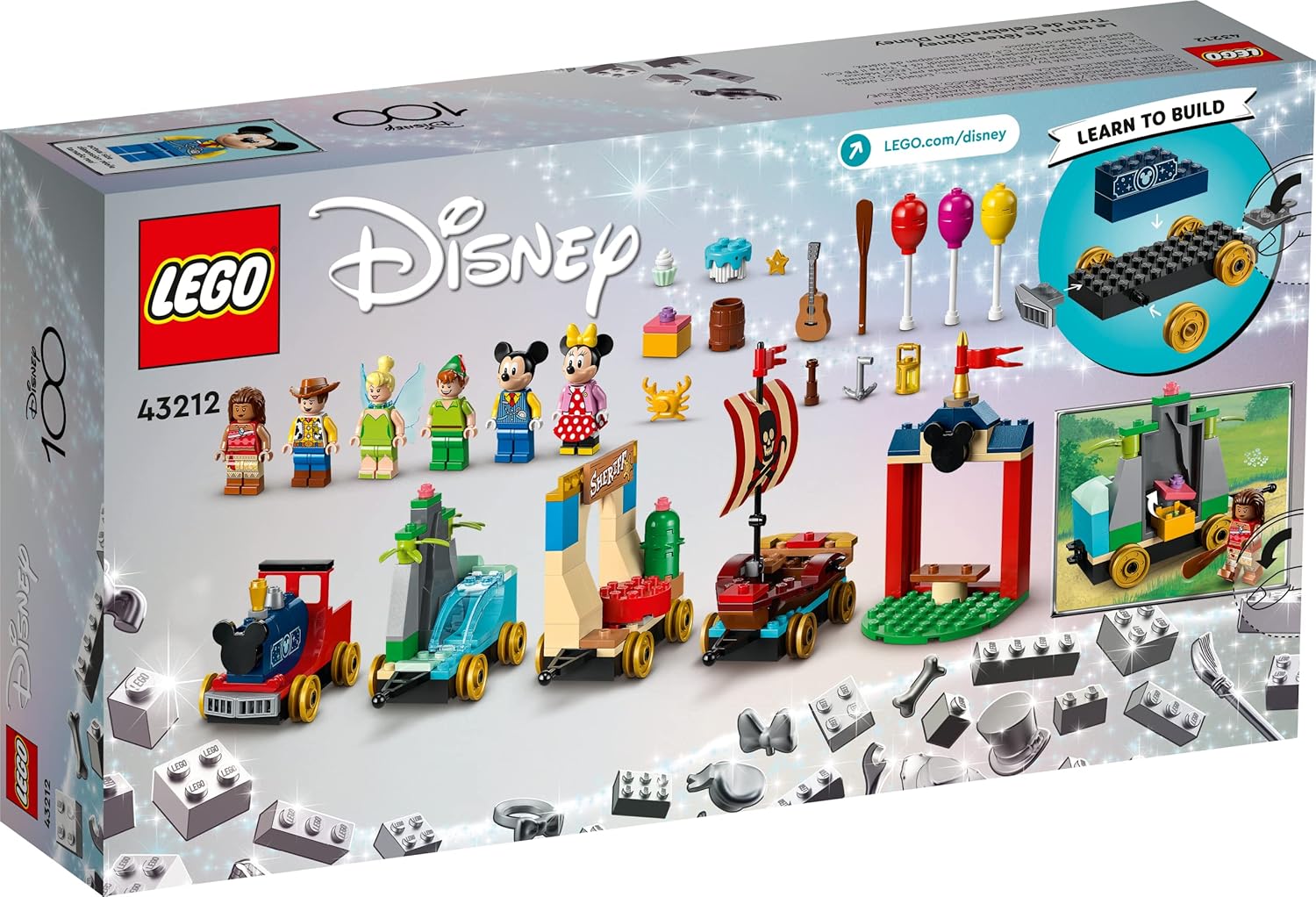 Lego Disney Tren De Celebracion 43212 100 Aniversario