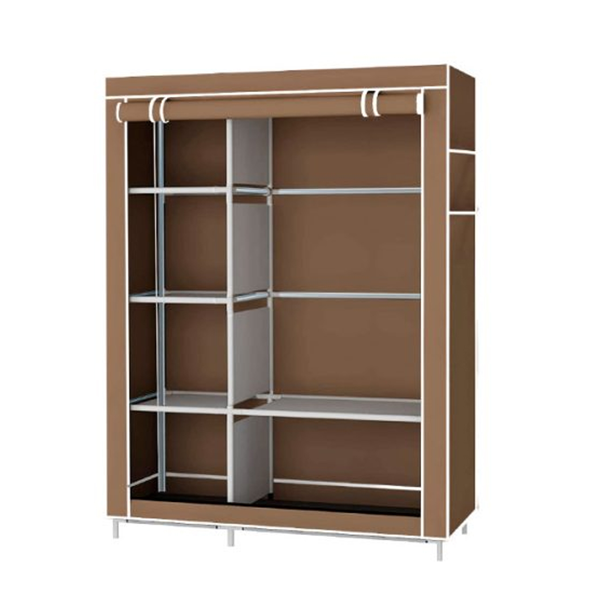 Closet Organizador De Ropa Armable Y Portátil Color Al Azar