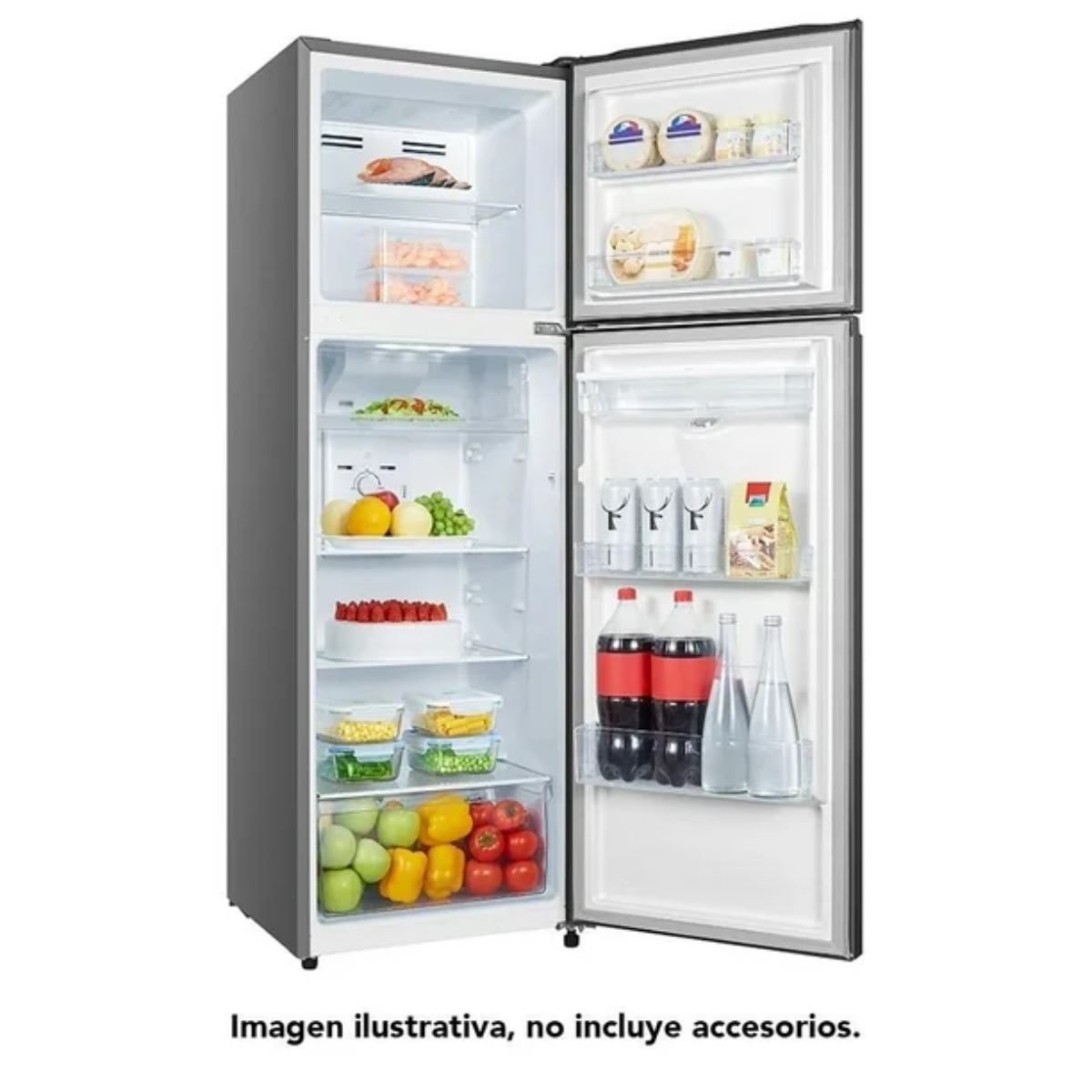 Refrigerador Hisense RT90N6WKX 9 Pies C/Dispensador Silver ALBY