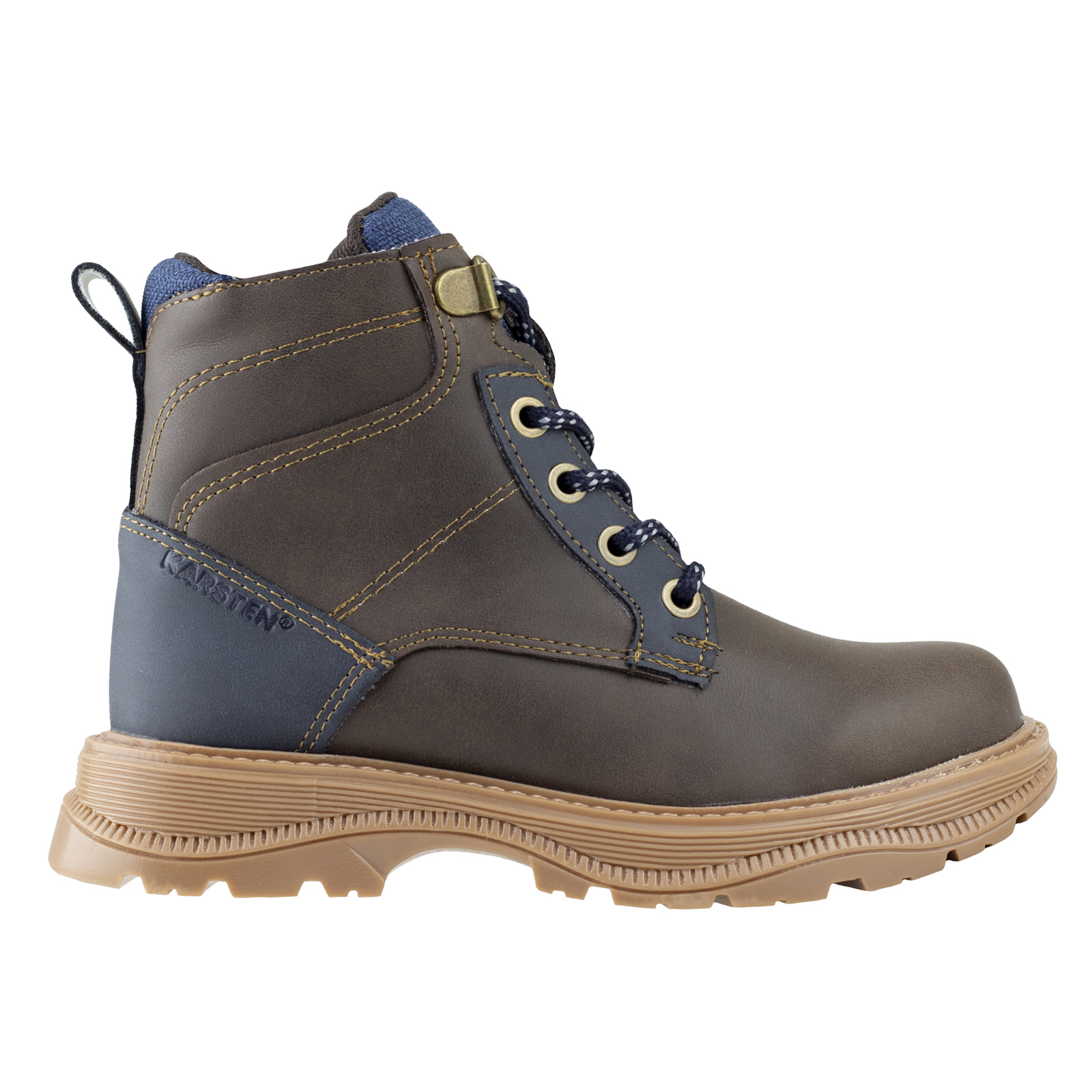 Bota De Niño Outdoor Urbanas Karsten 96906-1B Chocolate 18-21.5