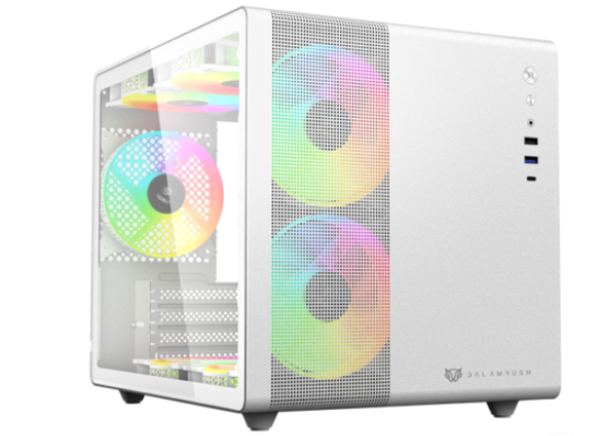 Gabinete Balam Rush Tank Mini GI930 con Ventana, Mini-Tower, ITX/Mini-ATX, USB 3.0/C. 
