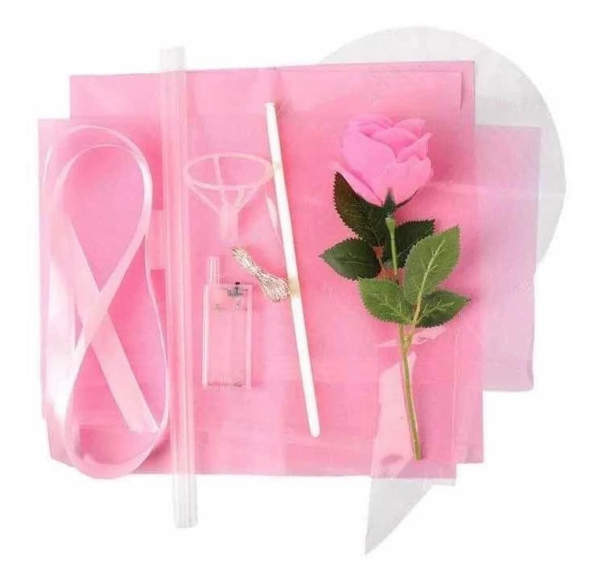 2 Globos Led Con Rosa, San Valentín, Amor, Amistad, Febrero, Regalo