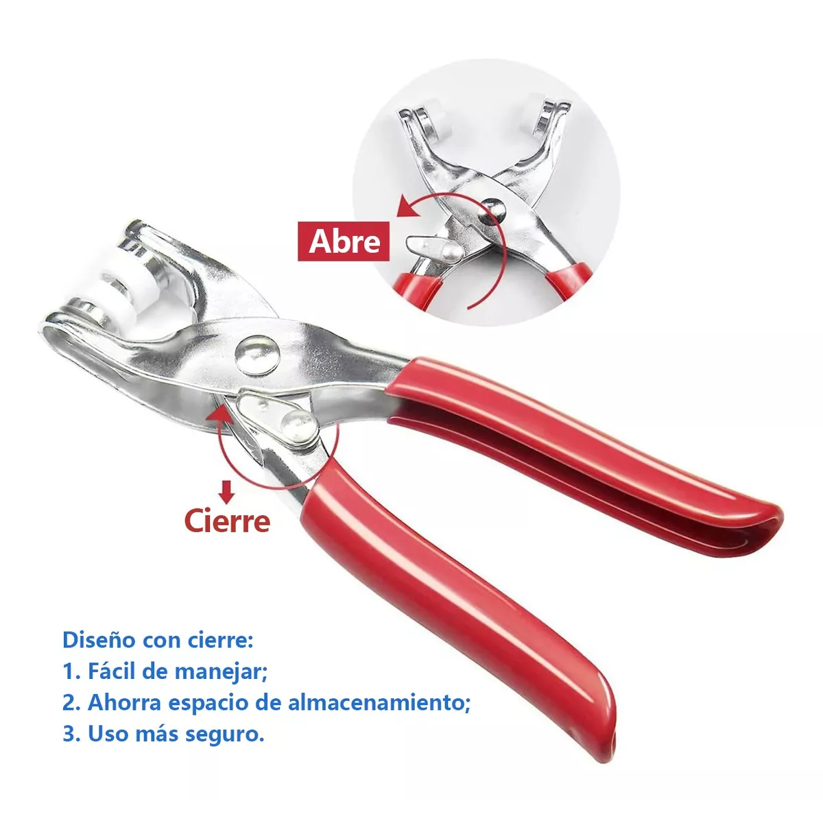Pinza Kam Botón Presión Broche T5 11 Colores 804 Pcs