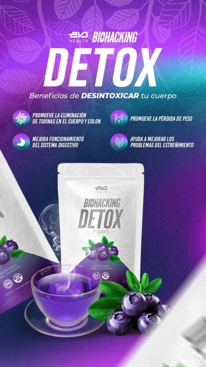  Té BIOHACKING DetoX 6 semanas