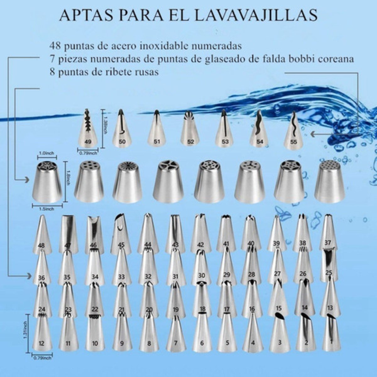 137 Duyas Boquillas Rusas Base Giratoria Pasteles Repostería MORADO COLORES