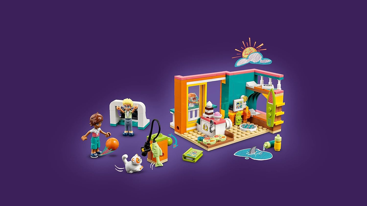 LEGO Friends 41754 Habitacion de Leo 203 Piezas