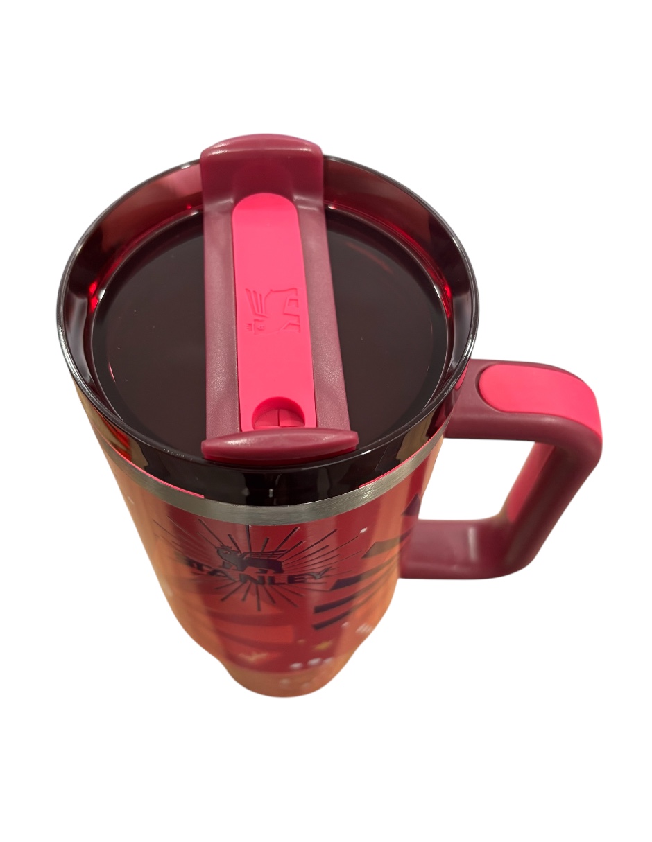 Termo Stanley Quencher H2.0 de acero inixidable Barbie 80s Dynamite de 40 Oz. Libre de BPA