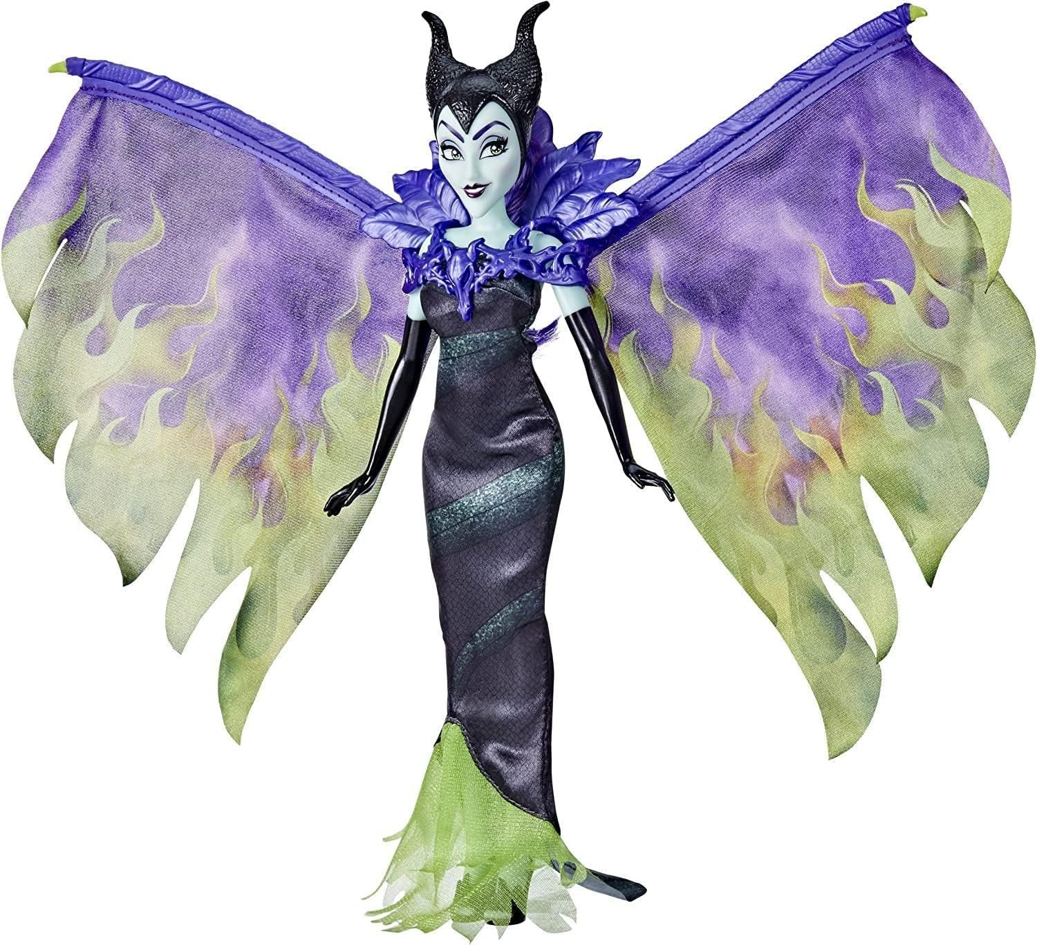 Muñeca Hasbro Disney Villains Maléfica Llamas De Furia 27 Cm