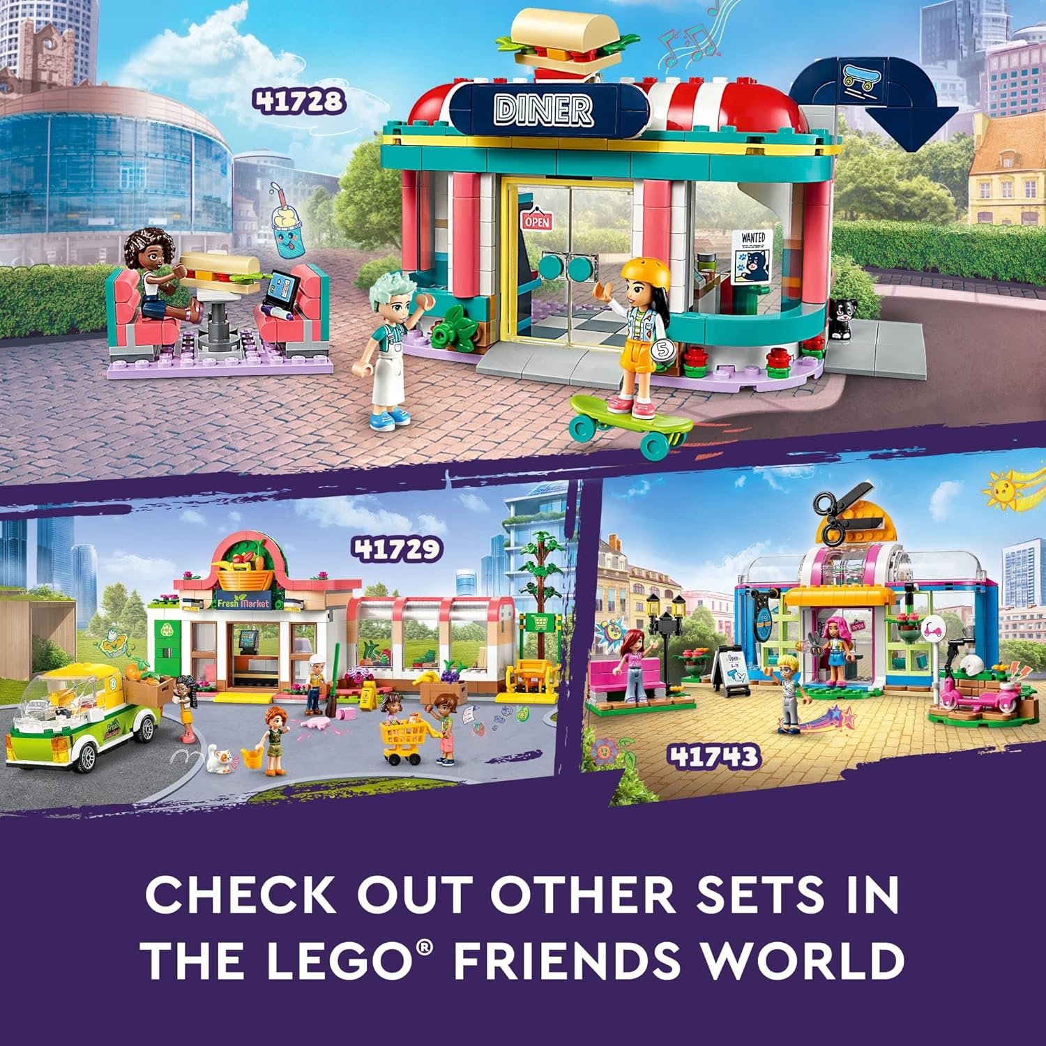 Lego Friends Restaurante Clásico De Heartlake 41728