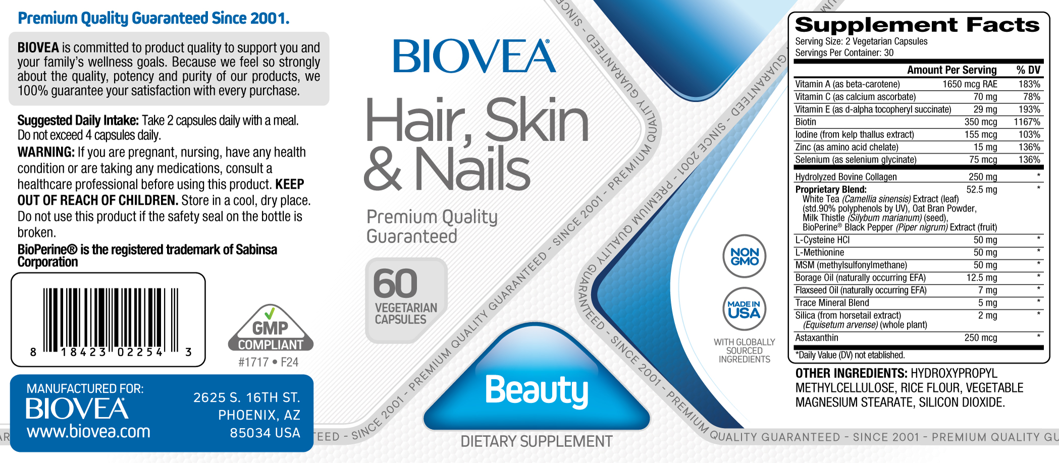  Biovea Cabello Piel y Uñas