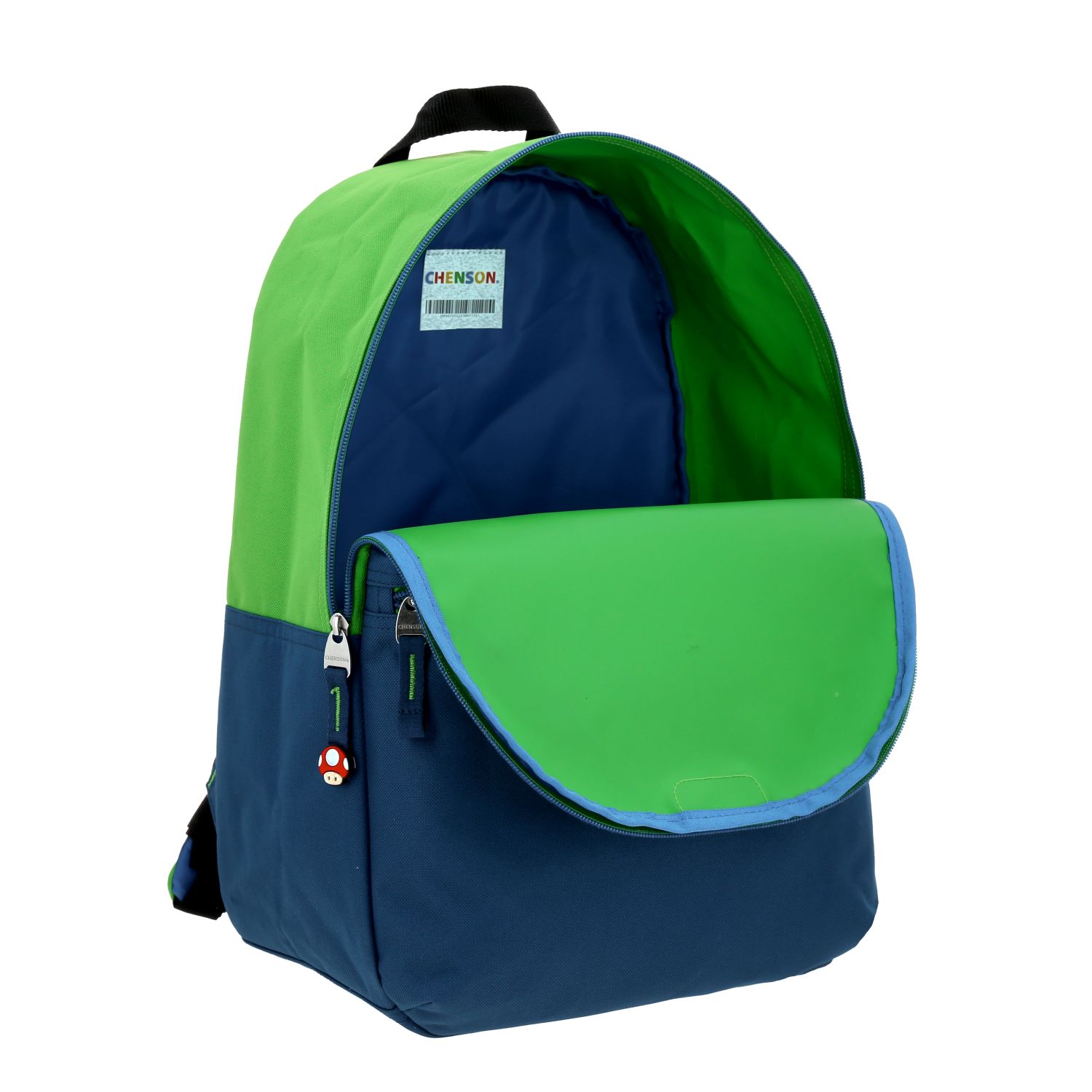 Mochila Escolar Grande Chenson Mario Bros Logo Luigi Tonsky MB66505-G