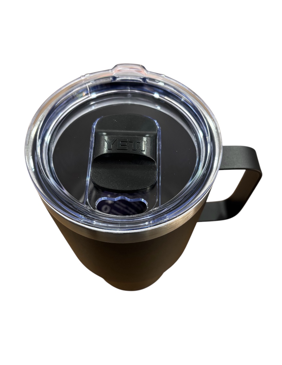 Termo de acero inoxidable Yeti Rambler Coffe color negro de 30 onzas