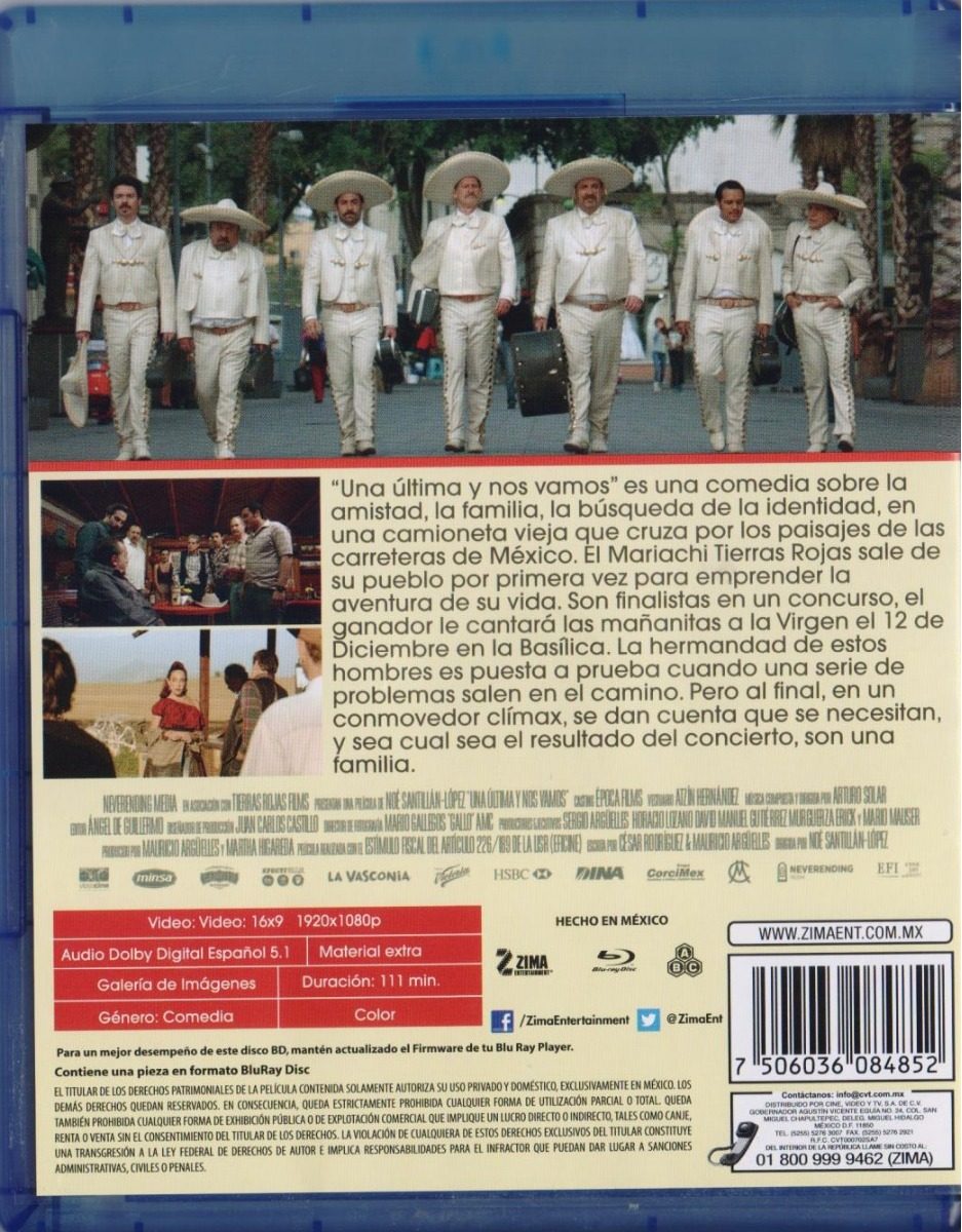 Una Ultima Y Nos Vamos Martha Higareda Pelicula Blu-ray