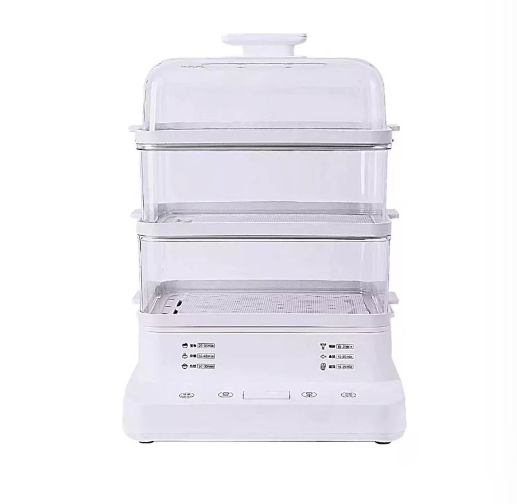 Vaporera Eléctrica De 3 Capas Olla De Vapor 110v