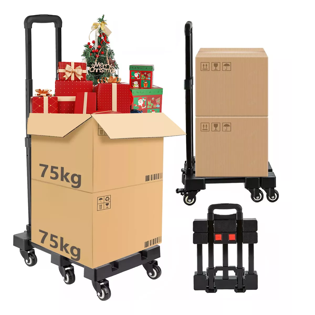 Diablitos De Carga Plegable Con Extensible Capacidad