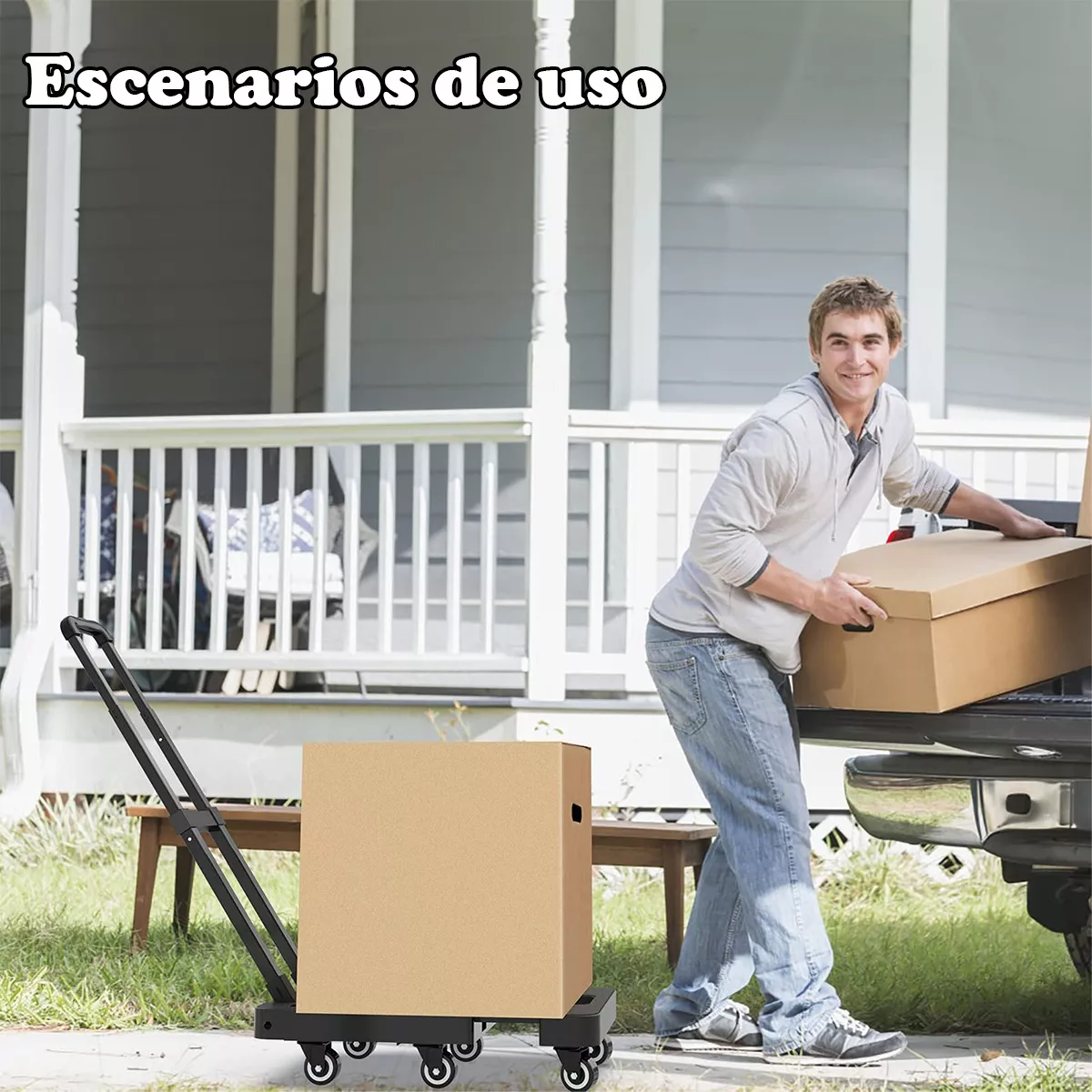 Diablitos De Carga Plegable Con Extensible Capacidad