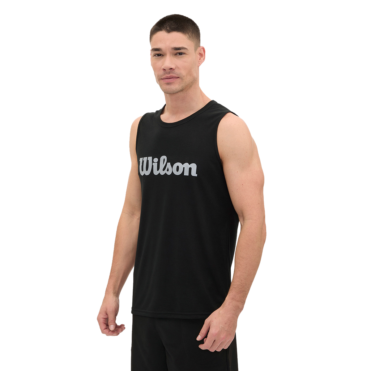 Playera Wilson Polyspun Sin Manga Estampada para Hombre 