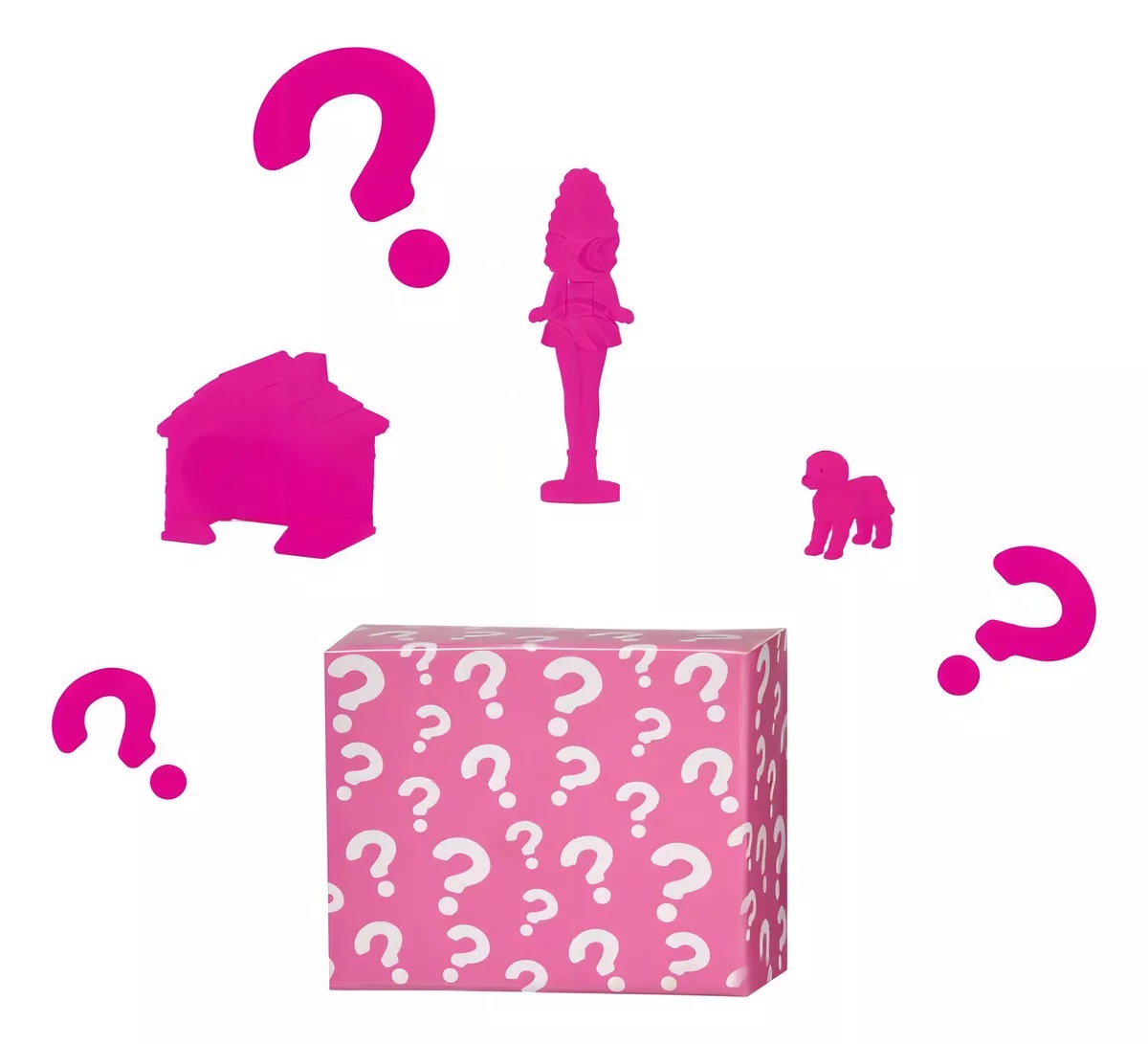 Barbie Mini Barbieland Casa De Muñecas Azul Y Amarilla Color Rosa Chicle