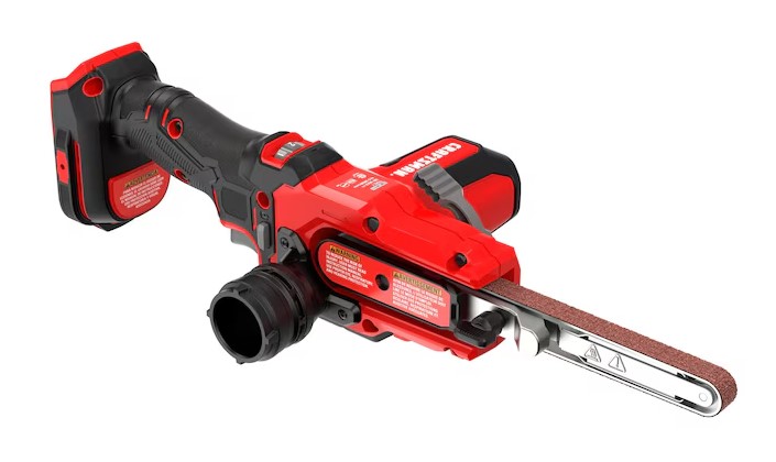 Lijadora inalámbrica de banda variable CRAFTSMAN V20 de 20 voltios con sistema de gestión del polvo (batería no incluida)