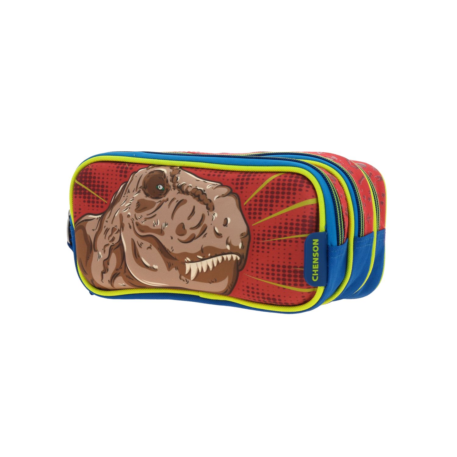  Lapicera 3D Estuche Chenson Doble Cierre T-rex Dicor CO66060-R