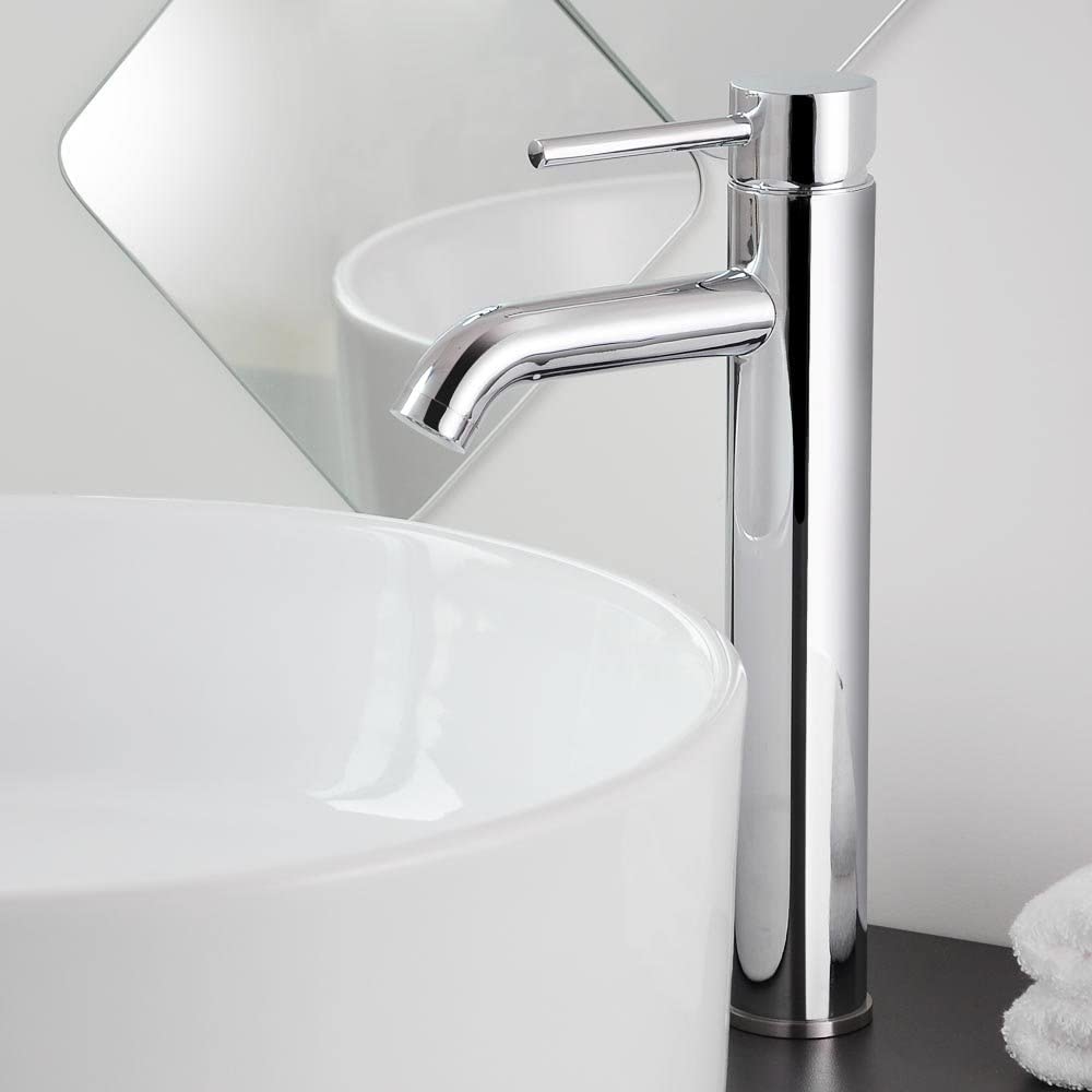 Esatto® Kit Magna paquete de lavabo cerámico baño llave monomando contra y cespol listo para instalar