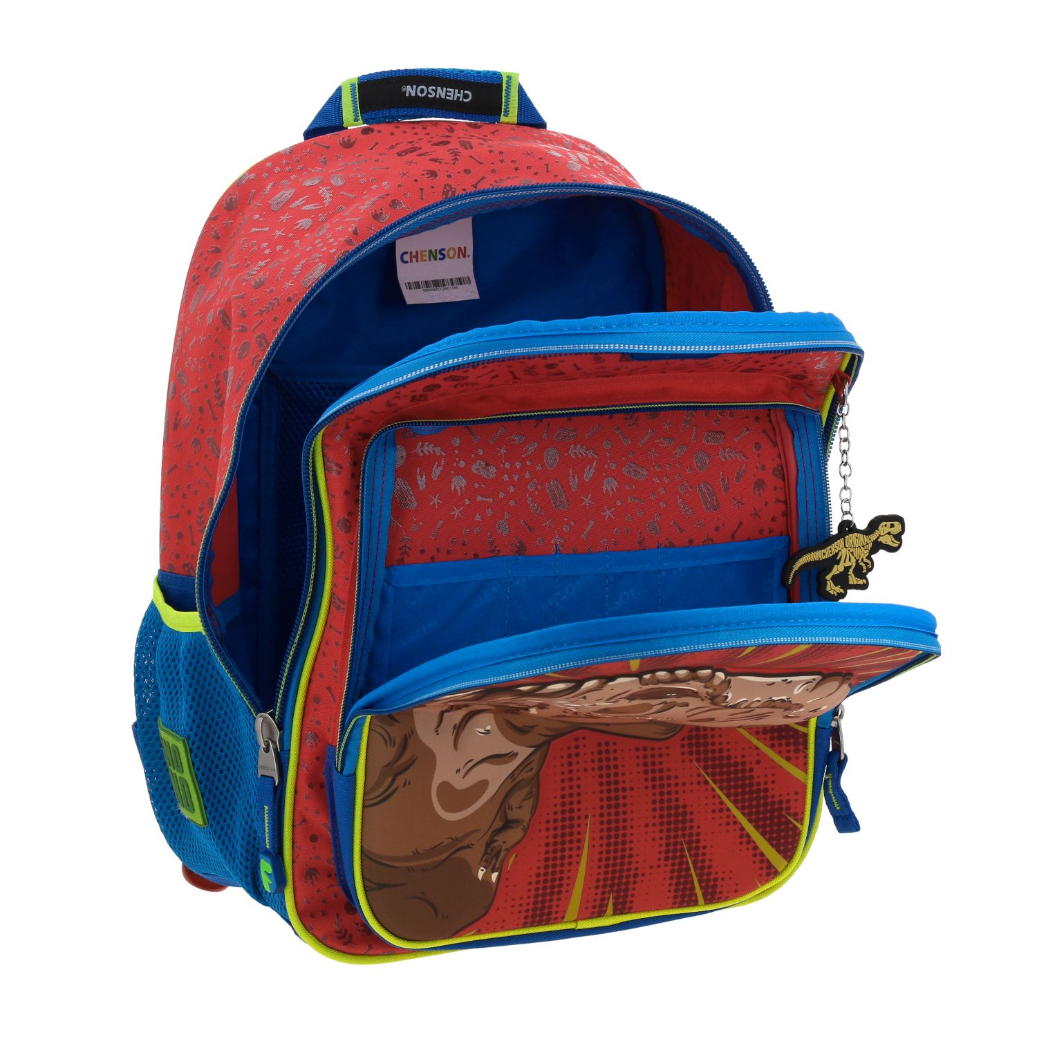 Mochila Escolar Grande Chenson Dinosaurio T-Rex DICOR CO66058-R