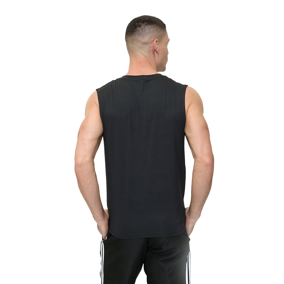 Playera Wilson Ultra Ligera Sin Manga Cuello en V para Hombre 