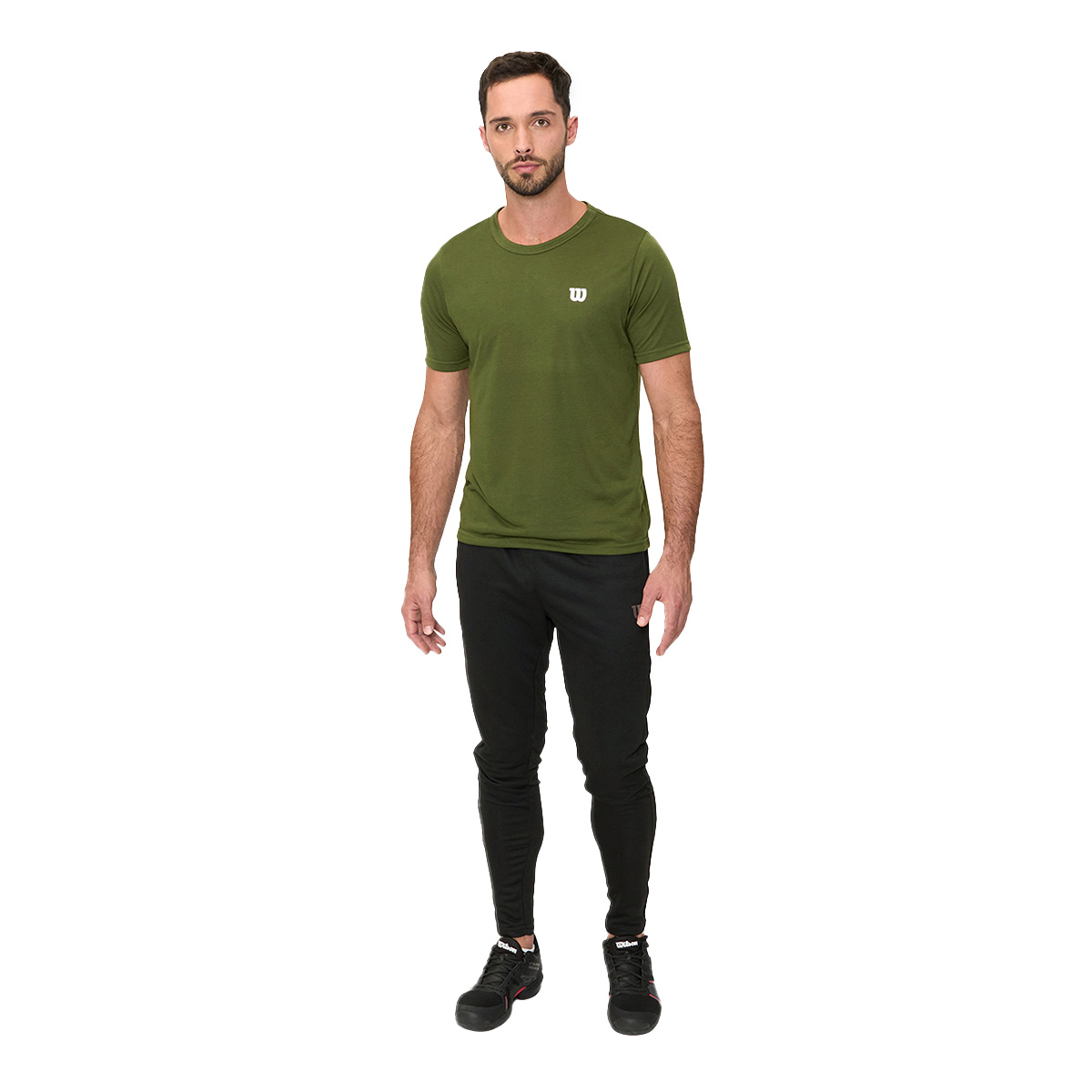 Playera Wilson Polyspun Cuello Redondo lisa para Hombre 
