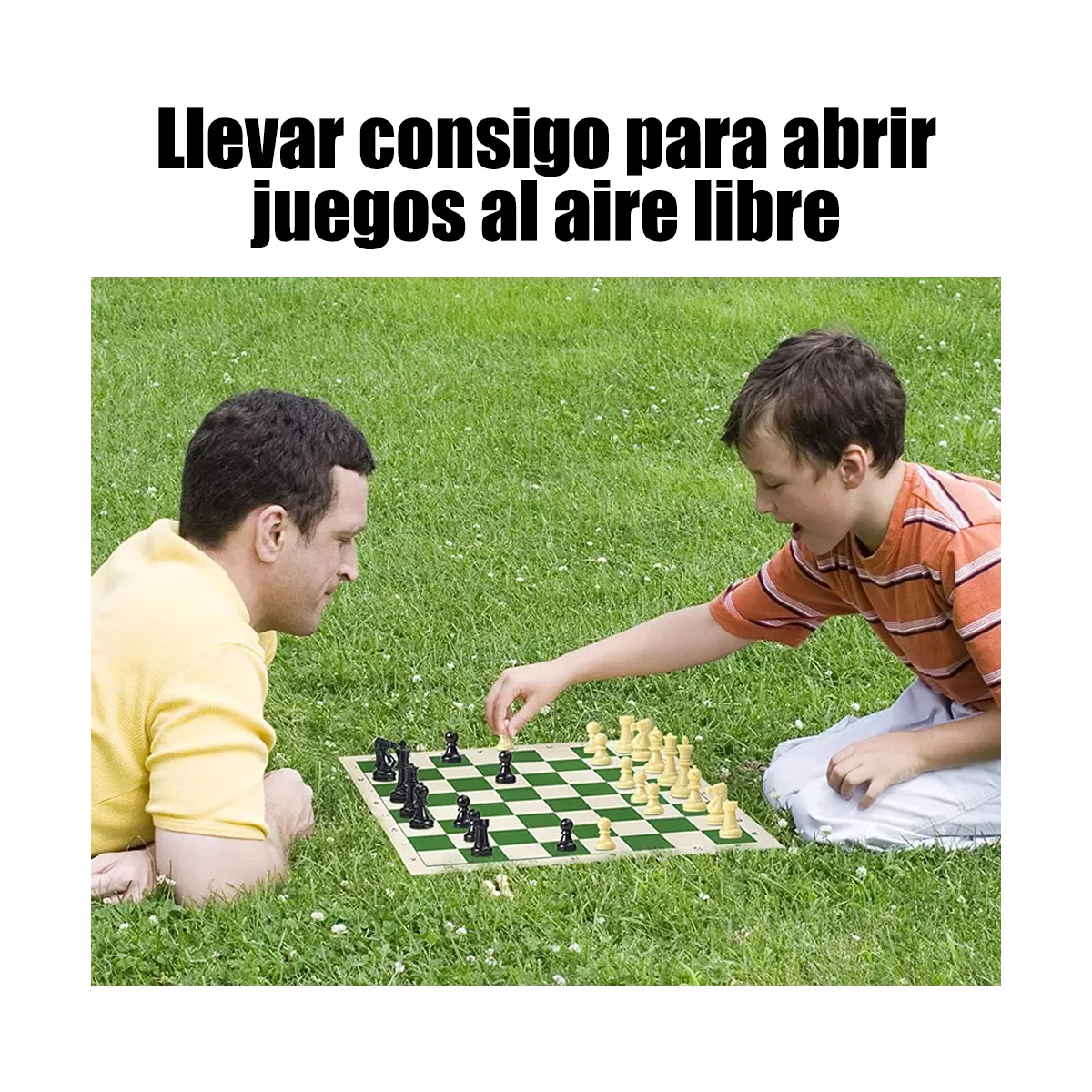Ajedrez Profesional Piezas Blancas Y Negras Estuche Negro