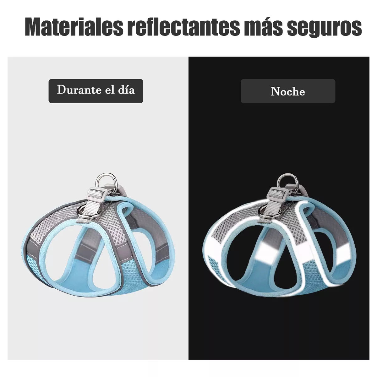 Set 2 Pechera Arnés Y Correa Para Perros Y Gatos Estilo1 Talla M