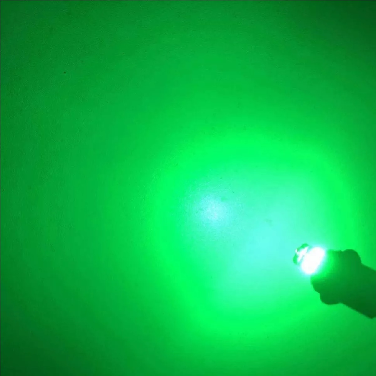 10 Focos Led Pellizco T10 W5w 194 168 2825 192 Verde
