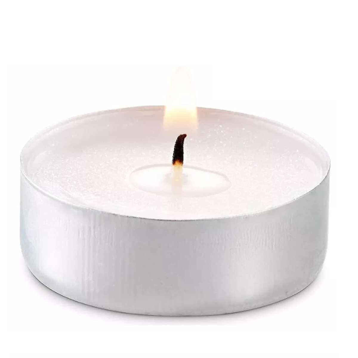 Velas Flotantes Sin Aroma De Alta Calidad MA-099 redonda 100 Pcs blanco