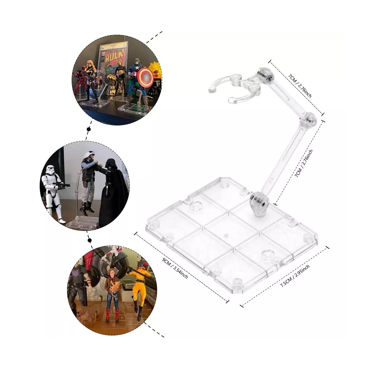 10pcs Base Soporte Para Figuras De Acción