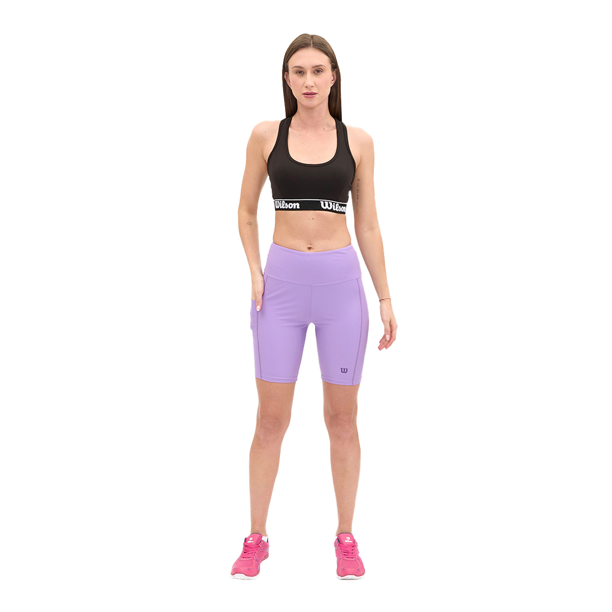 Biker tiro alto Wilson Elástico Resistente para Mujer 