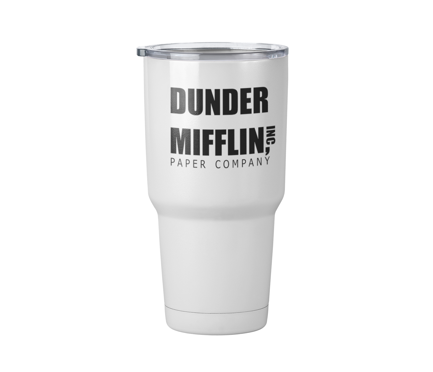 Termo The Office World's Best Boss Dunder Mifflin | doble impresion | Blanco Acero | frase meme divertido | Viajero Metálico 30 oz l Personaje
