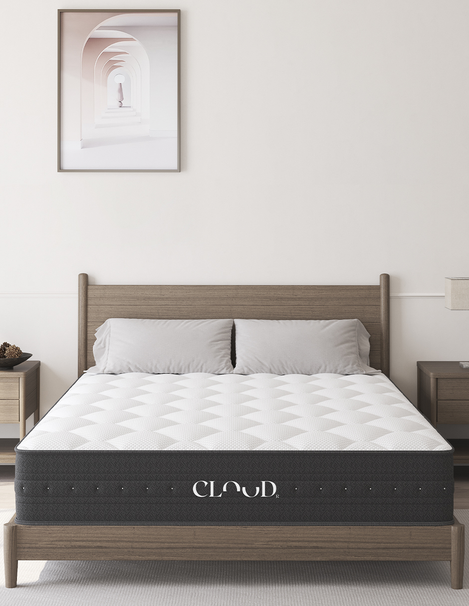 Colchón Firme Flex Hybrid Cloud Individual Blanco