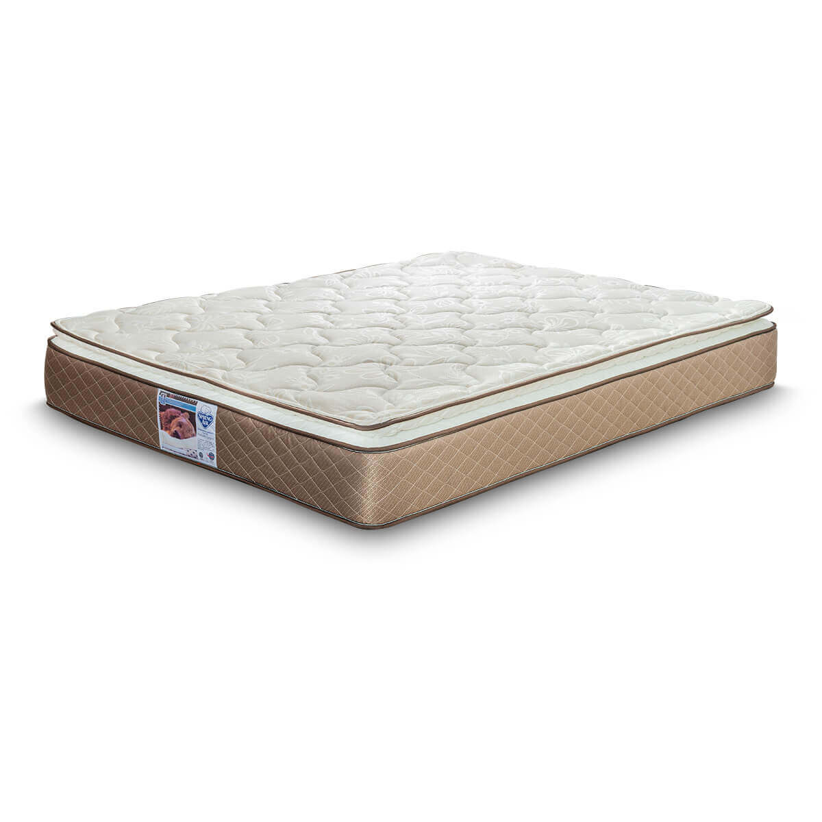 Spring Air Colchon Individual Berkeley Cama Con Máximo Soporte y Confort Ortopédico de Firmeza Media 