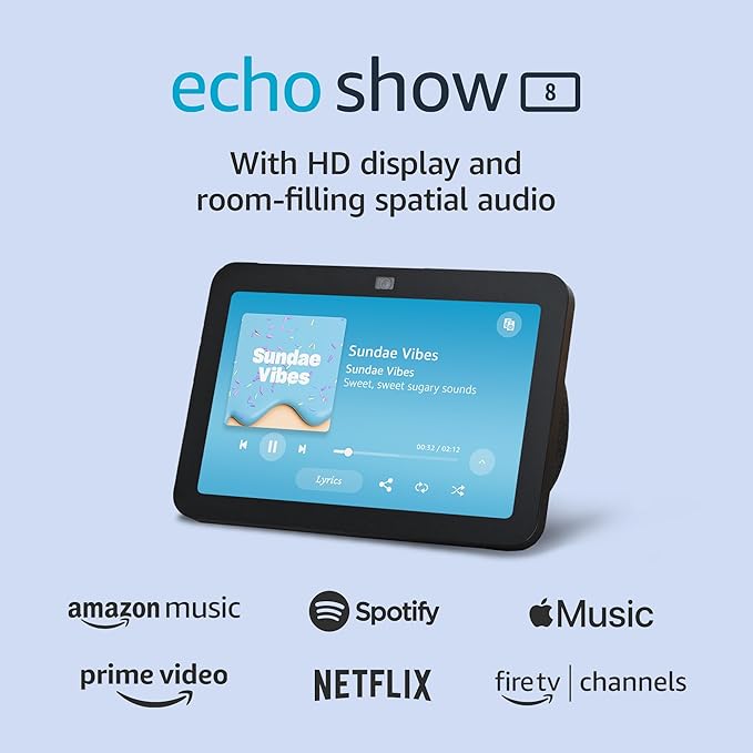 BOCINA AMAZON ECHO SHOW 8 3RA GEN 8 PULGADAS B0BLS3Y632 