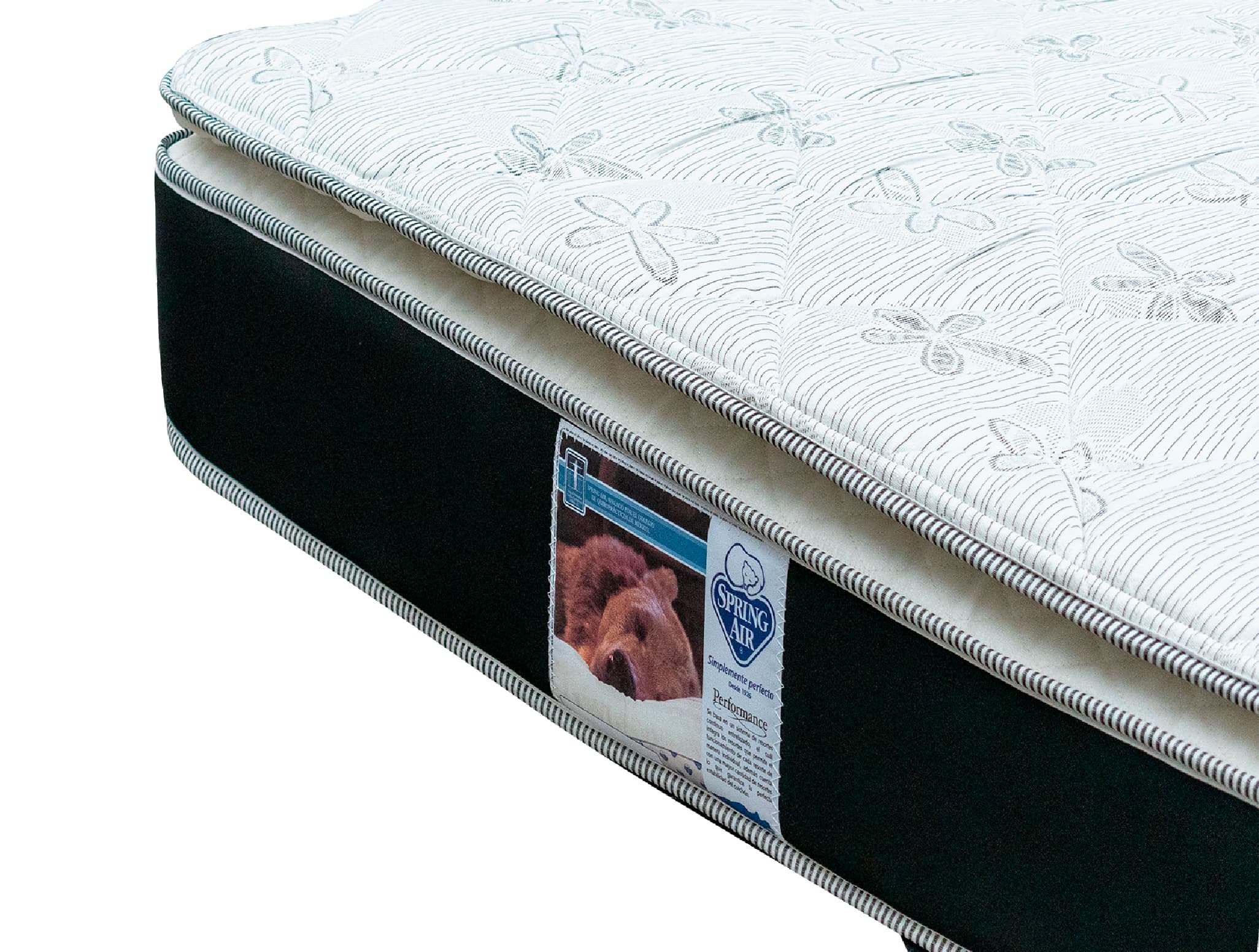 Spring Air Colchon Individual Kunis Cama Con Máximo Soporte y Confort Ortopédico de Firmeza Media