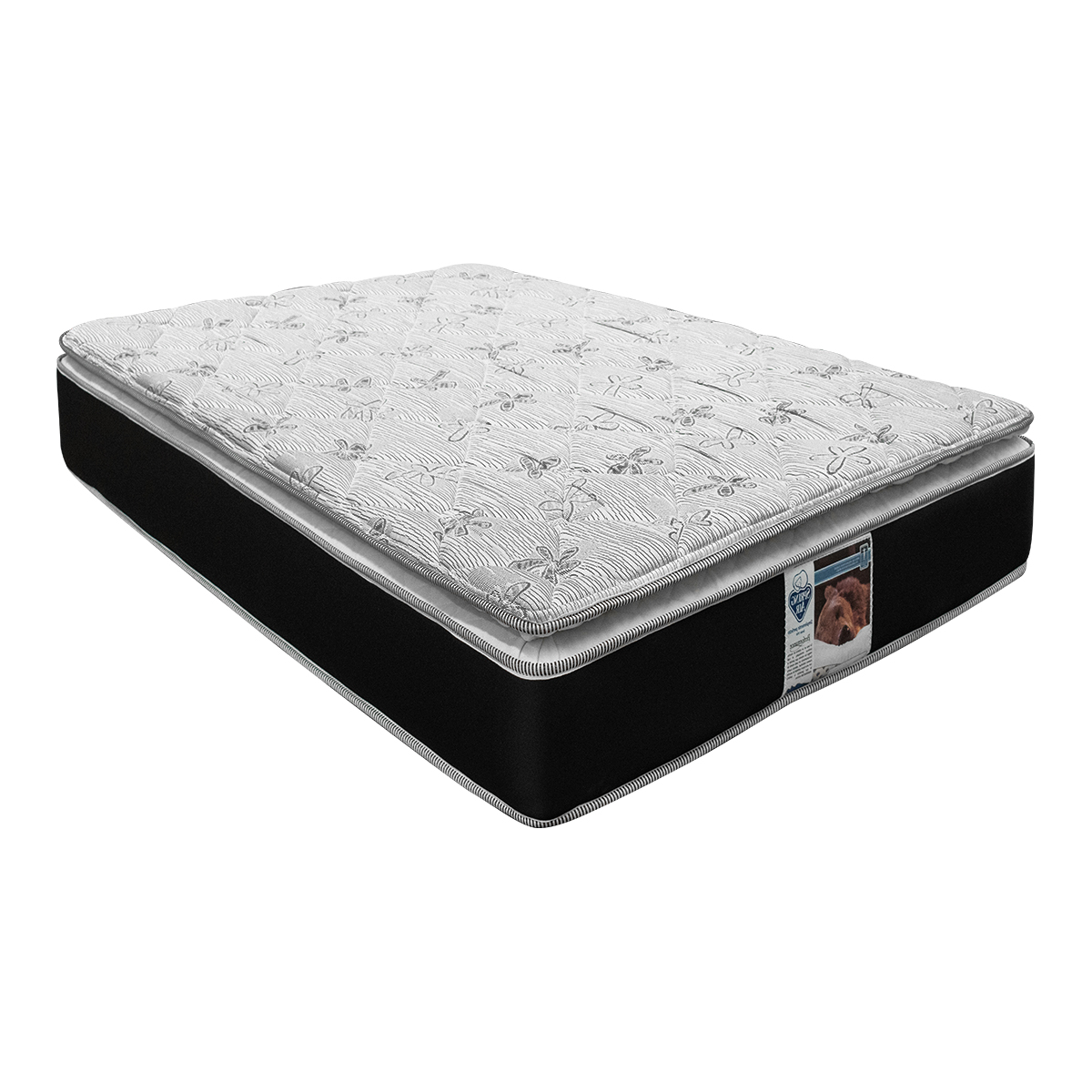 Spring Air Colchon King Size Kunis Cama Con Máximo Soporte y Ortopédico de Confort Medio 