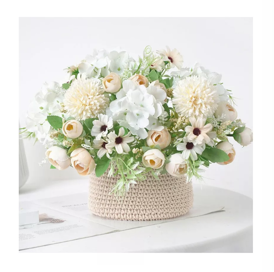 3 Grandes Ramos Flores Artificial Decora Boda Fiesta Hogar Verde