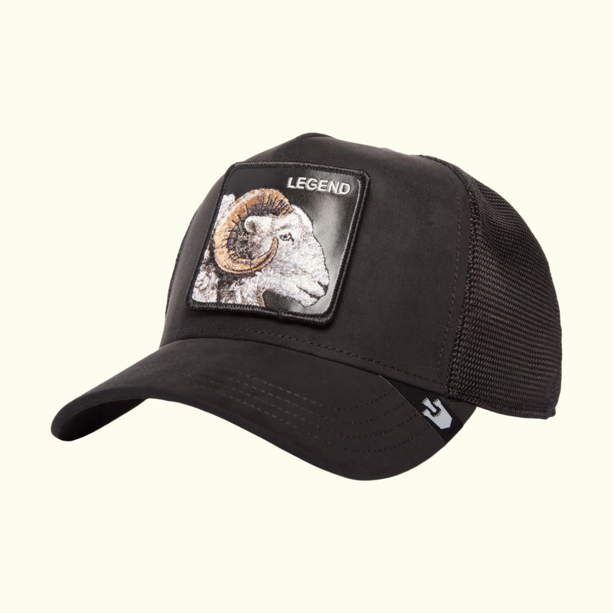 gorra goorin bros the suede ram black 90625743826