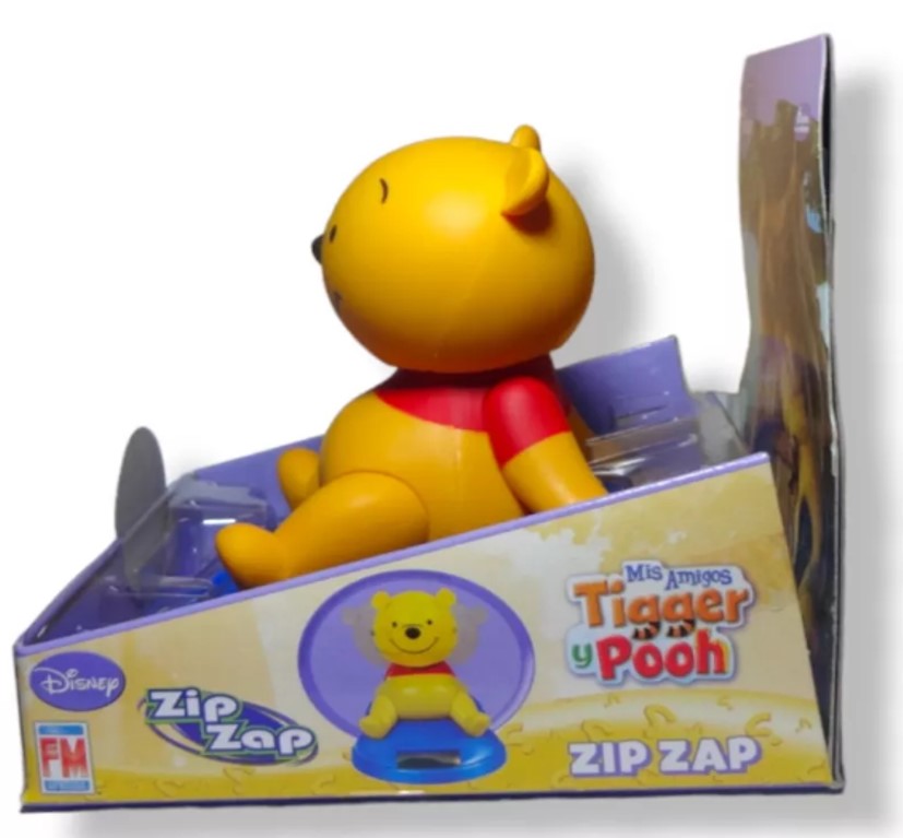 Winnie Pooh Zip Zap Figura Solar Con Movimiento