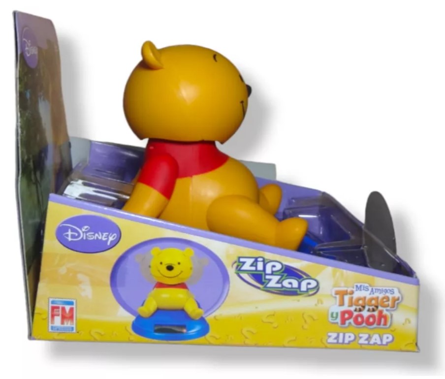 Winnie Pooh Zip Zap Figura Solar Con Movimiento