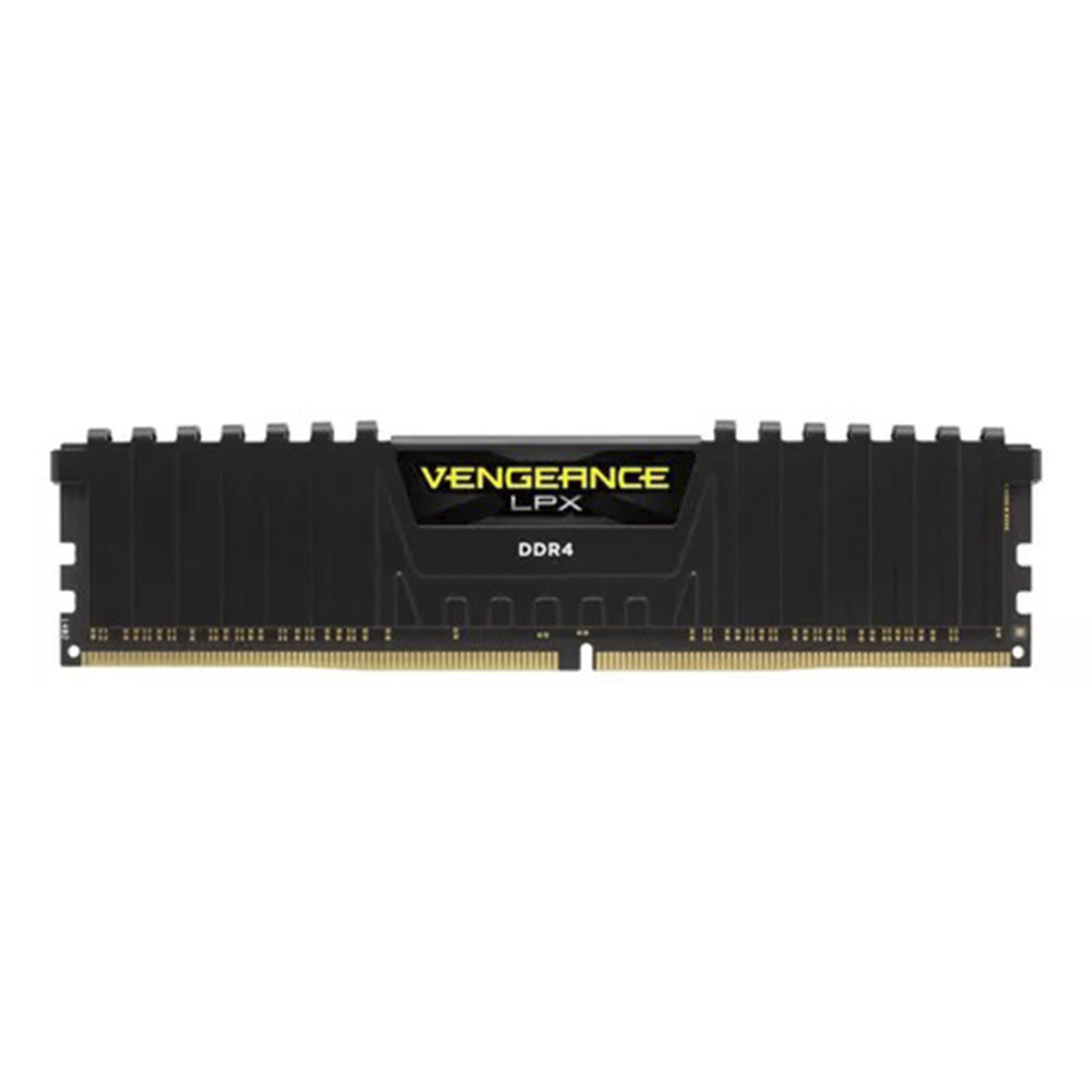 RAM CORSAIR DDR4 VENGEANCE 16GB 3200 NEGRO CMK32GX4M2E3200C16 11M DE GARANTIA