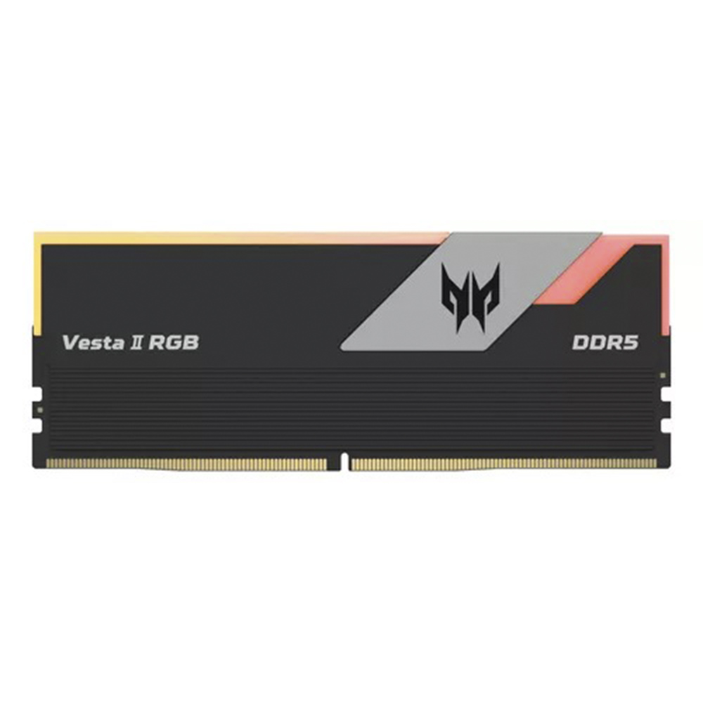 RAM ACER PREDATOR VESTA II DDR5 32GB 2X16 6000MH RGB NEGRO BL.9BWWR.327 12M DE GARANTIA