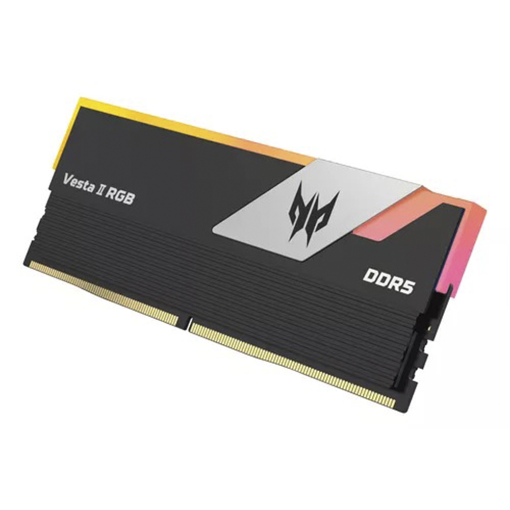 RAM ACER PREDATOR VESTA II DDR5 32GB 2X16 6000MH RGB NEGRO BL.9BWWR.327 12M DE GARANTIA