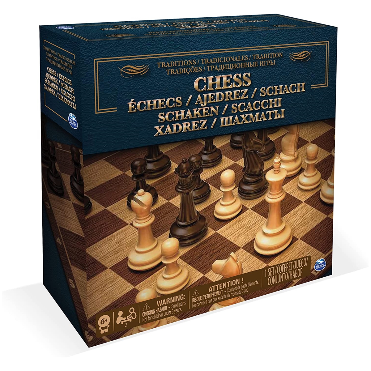 Ajedrez Clasico Spin Master Juego De Mesa 6038107